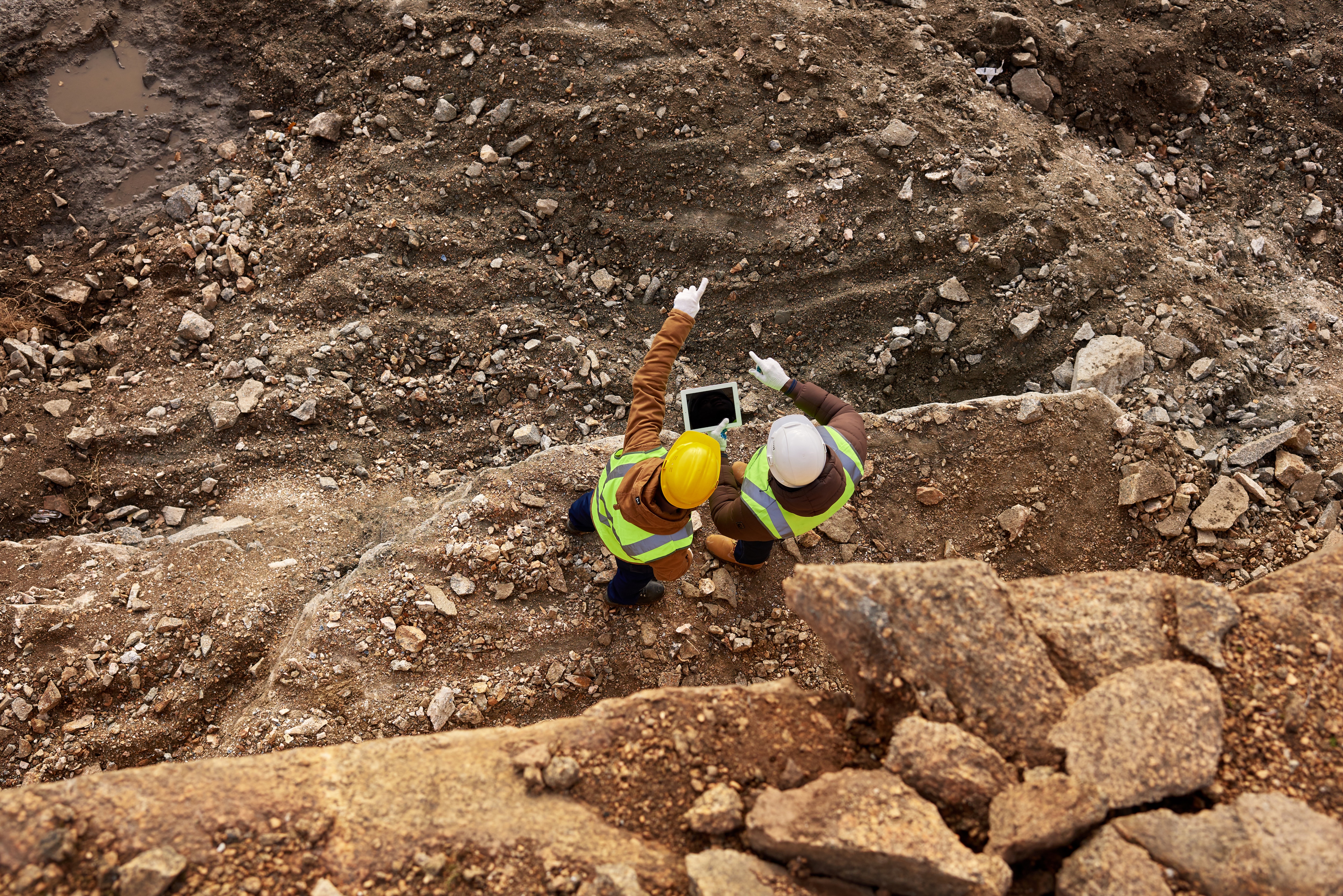 Image of mine workers.