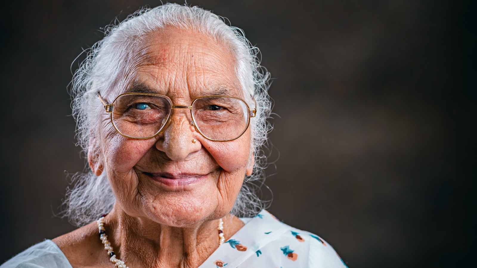 Portrait of an elderly woman