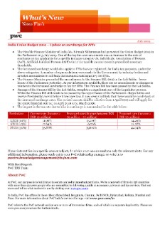 Financial Services News Alerts 2019 Pwc India